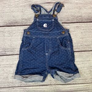 Carhartt Polka Dot Denim Shortalls